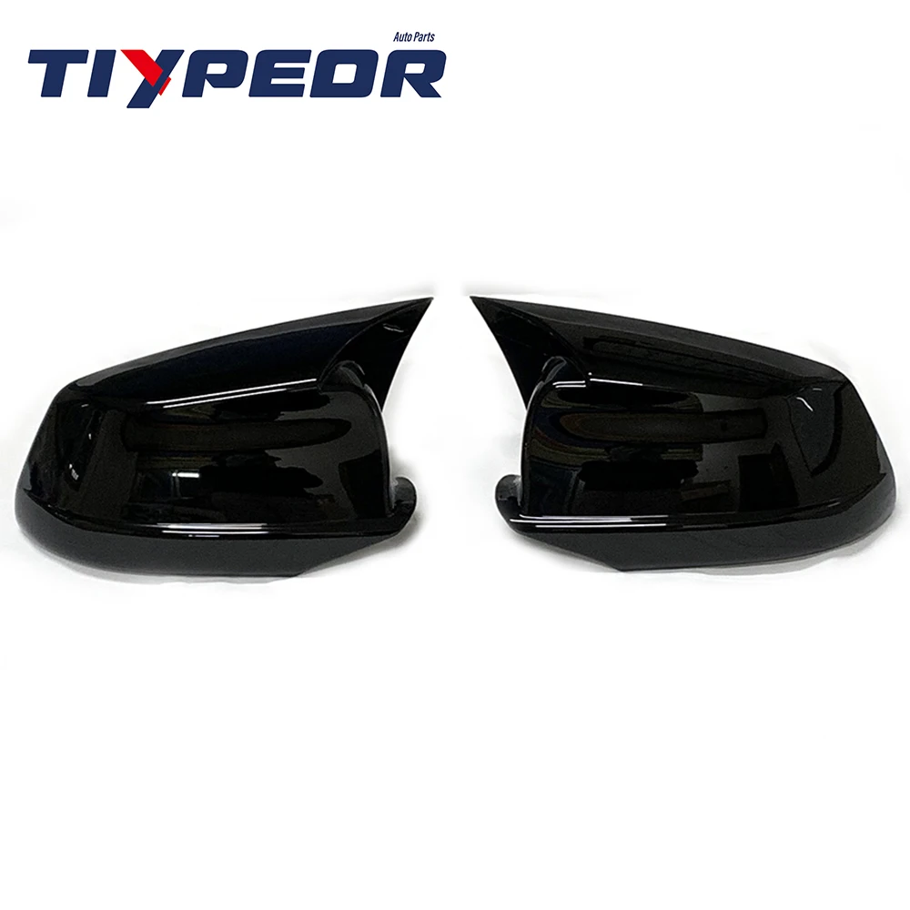 For BMW 5 Series F10 2011 - 2013 Side Mirror Cover Glossy Black Replacement Style Rearview Mirror Decoration 2012