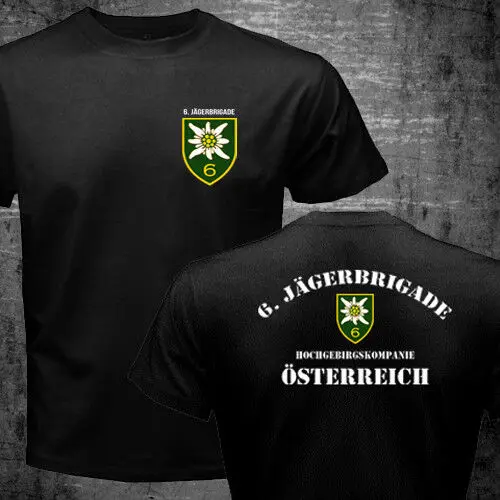 Austria Armed Forces Mountain Corps Hochgebirgskompanie 6 Jägerbrigade T-shirt