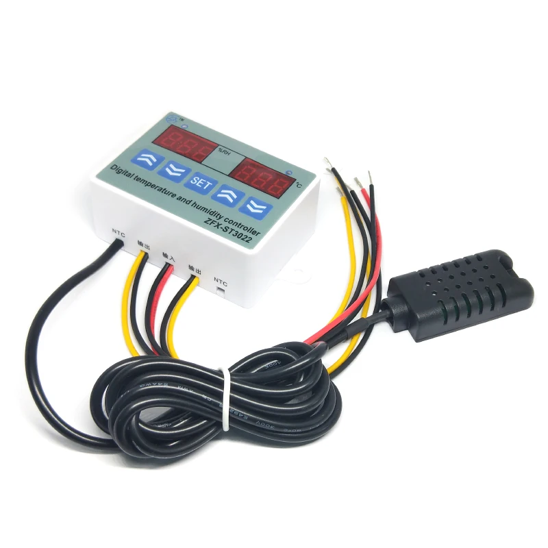 

ST3022 Digital Display Intelligent Temperature Controller Humidification and Dehumidification Humidity Controller