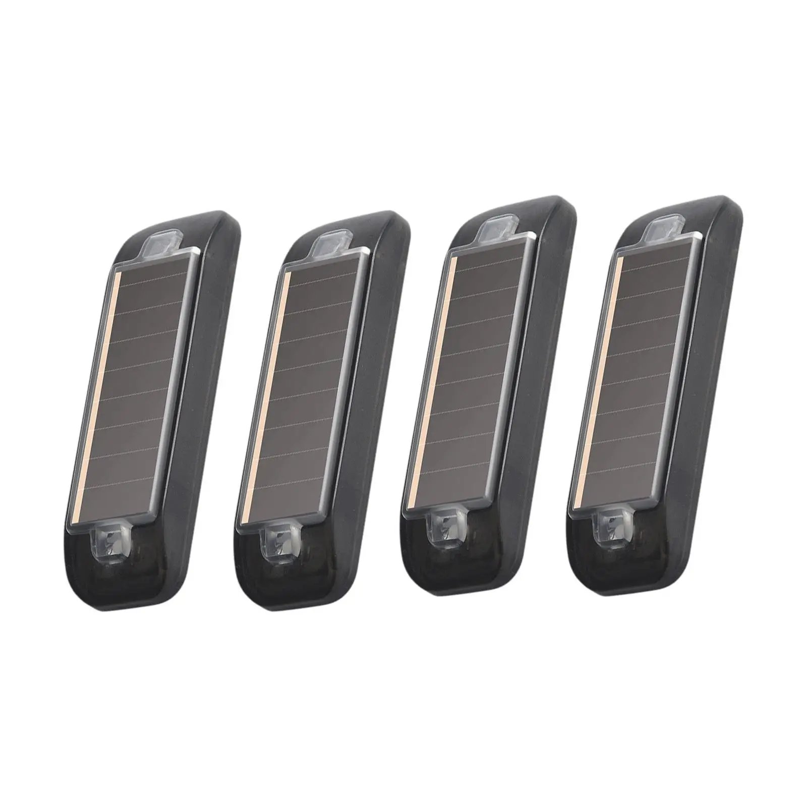 Mini Solar Emergency Strobe Light 5.3x1.6cm Waterproof Car Flashing Light for Car SUV Truck Simple Assembly Multifunctional