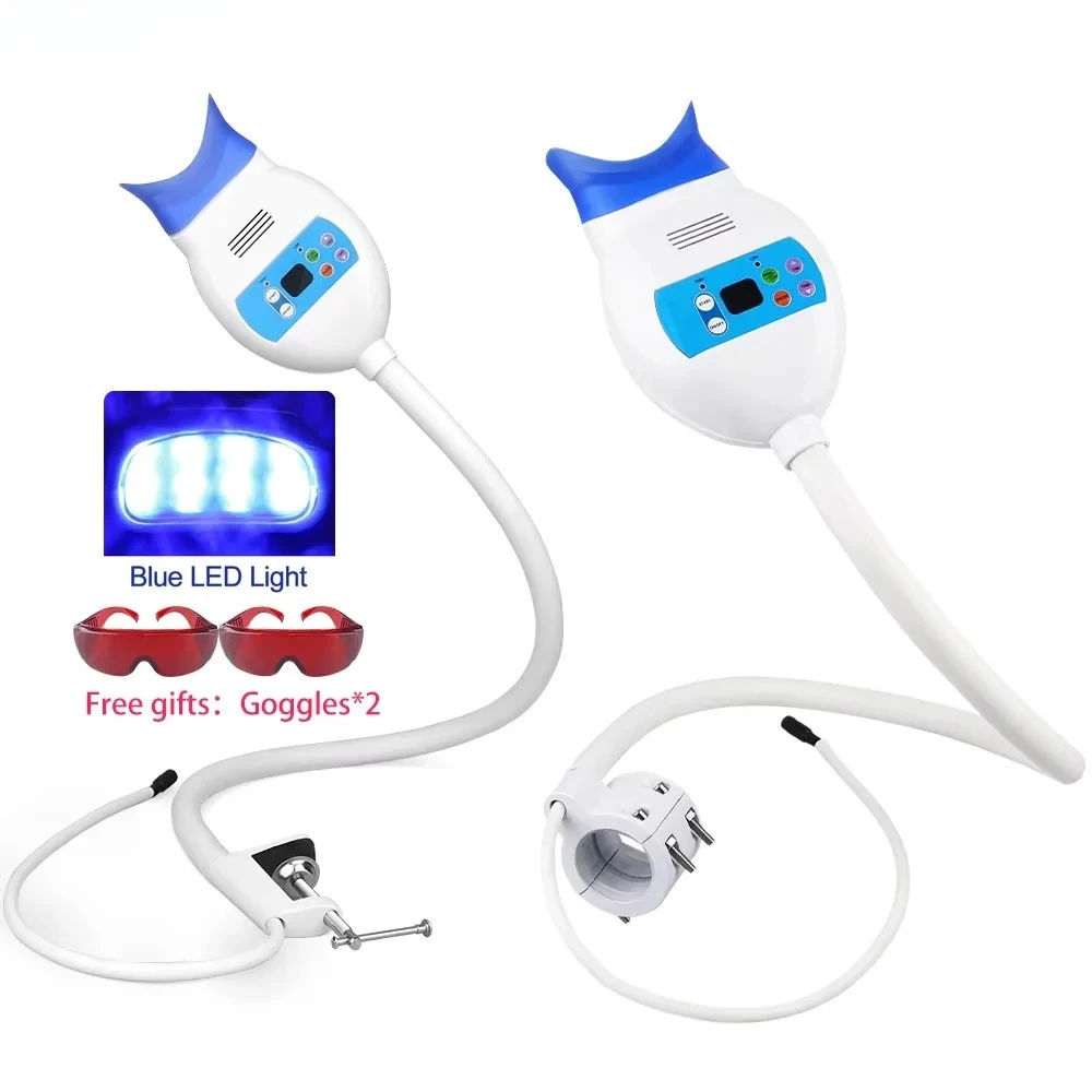 Dental Cold Light 8 LED Professional Teeth Whitening Lamp Teeth  Bleaching Machine Dentistry Equipment Tool Center Pillar Style