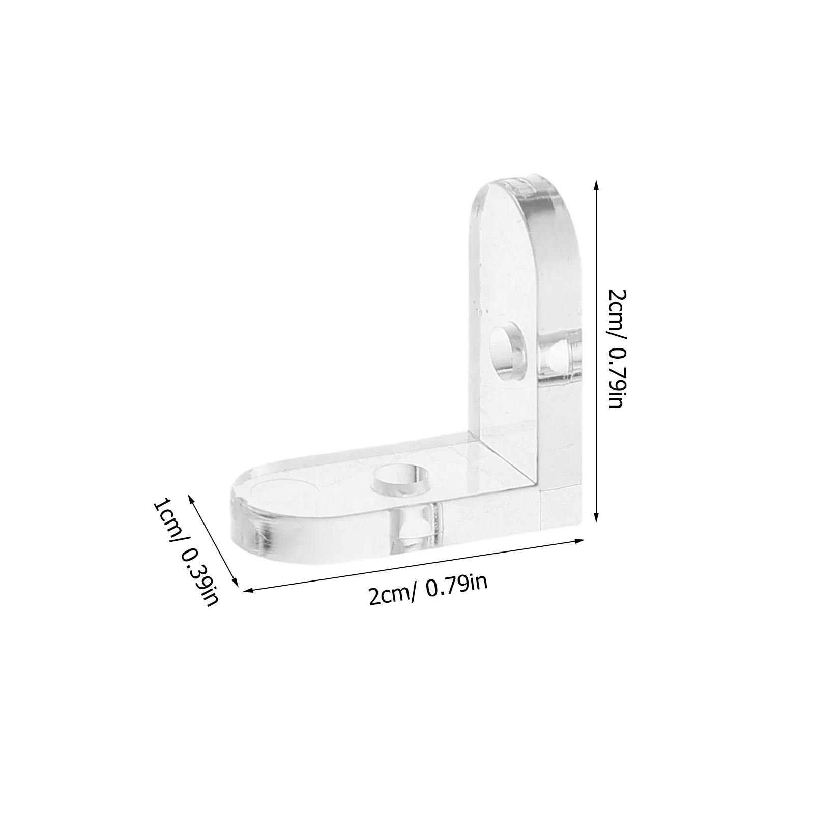 15Pcs Transparent Acrylic Corner Connectors High Clarity L-Brackets for Retail Display Boxes Easy Assembly Disassembly Clear