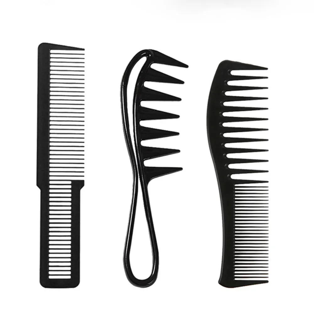 3PCS Comb Set Oil Head Styling Flat Hair Comb Hair Comb Set With Large Teeth For Hair Styling Tools