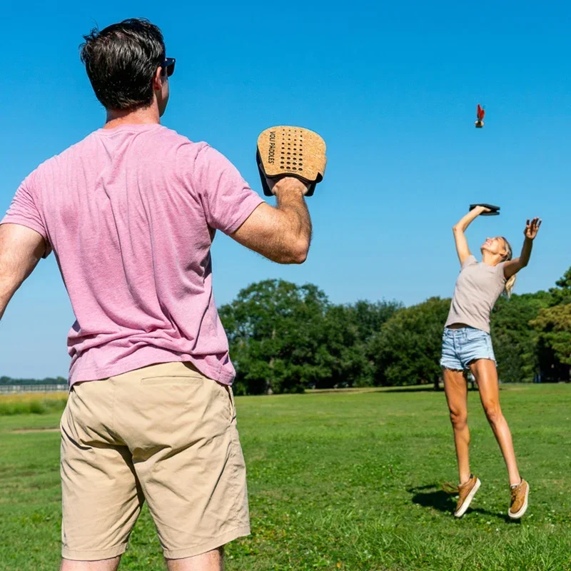 Outdoor group building parent-child sports campers racket shuttlecock racket adult children's toys players cricket.