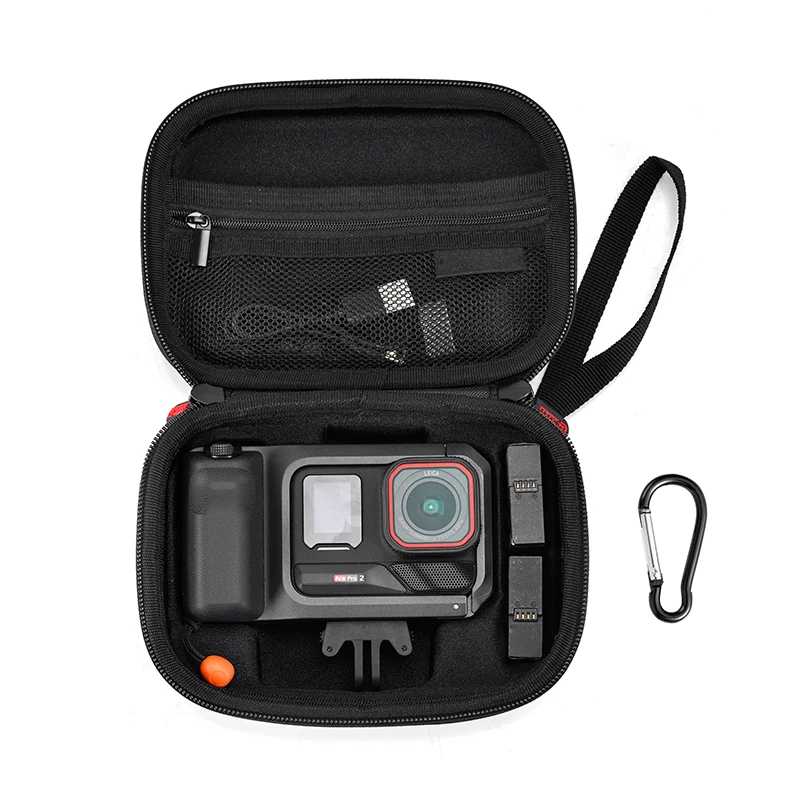 Tragetasche für Insta360 Ace Pro 2/ACE Pro Xplore Grip Pro Bundle Harte Reisetasche Aufbewahrung Akku Zubehör