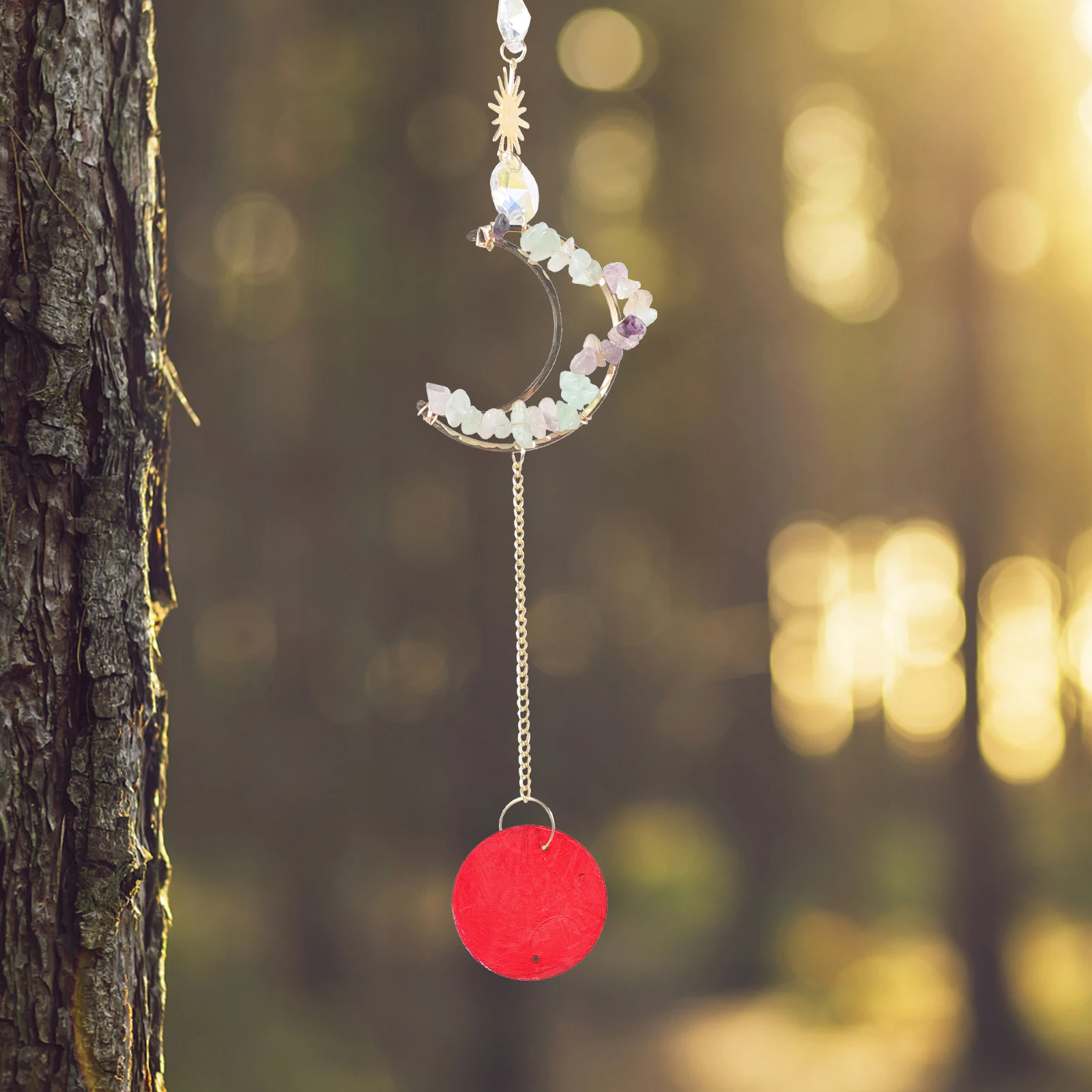 

100pcs Shell Slices Round Natural Decoration Red Color 50mm Double Hole DIY Wind Chime Jewelry Crafts Hanging Accessories