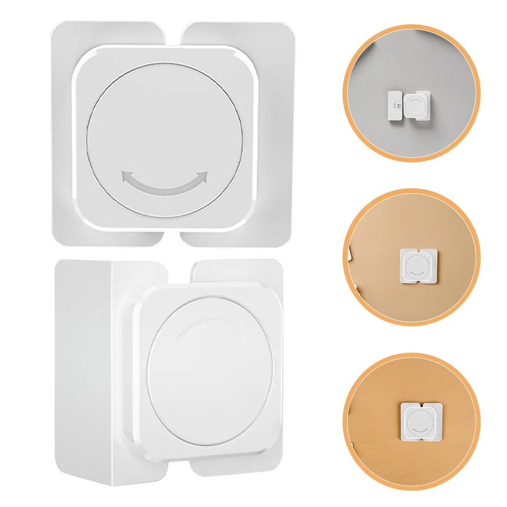 

6pcs Child Safety Locks Fridge Cabinet Door Latches Adhesive Baby Proof Cupboard Locks For Kitchen Wood Metal Plastic Invisible