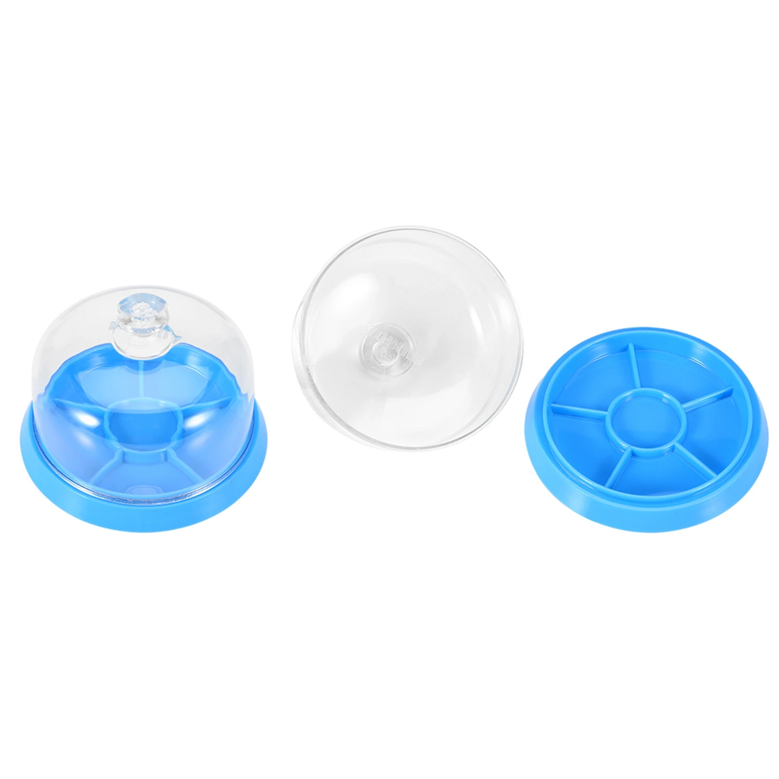 6 Slots Watch Movement Accessory Dust Cover Plastic Tray Repair Tool Watch Movement Dust Cover