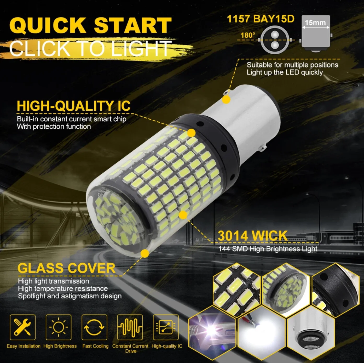 2 Bohlam Lampu Rem Mundur Mobi - Led Tail Light Bulb Canbus ulasan dan harga