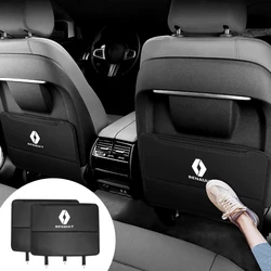 Car Seat Anti Kick Pad Prevent Dirt Protector Cushion For Renault RS Koleos Captur Kadjar Megane Clio Talisman Scenic Arkana Zoe