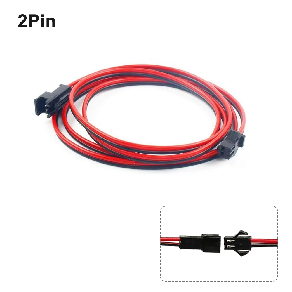 0.5m 1m 2m 2Pin 3Pin 4Pin SM JST Extension Cable 22AWG JST Plug Male to Female Wire Connector Cable for Led Light CCTV Driver