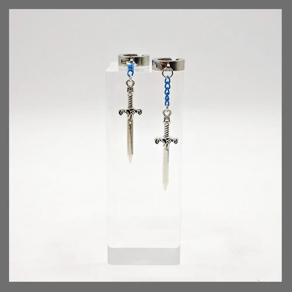 Arknights Lemuele Exusiai Covenant Cos Earring Studs Ear Clips for Halloween Game Cosplay Party Outfit