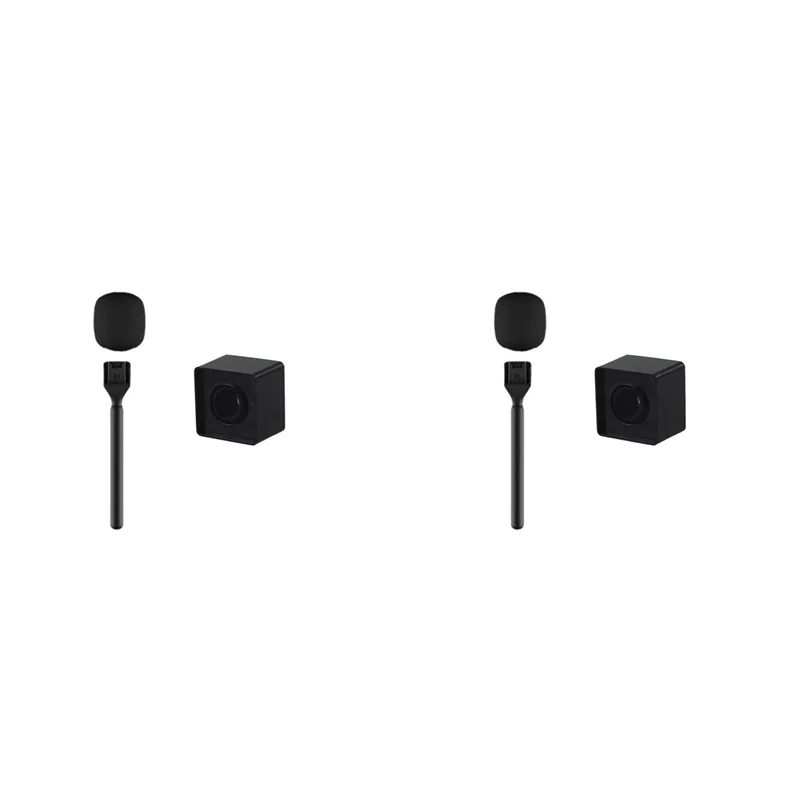 2er-Set Interview-Mikrofongriff, Adopter-Mikrofon-Handadapter für Rode Wireless Go/Goii/DJI Mic/Relacart/Wireless Mic-A74Z