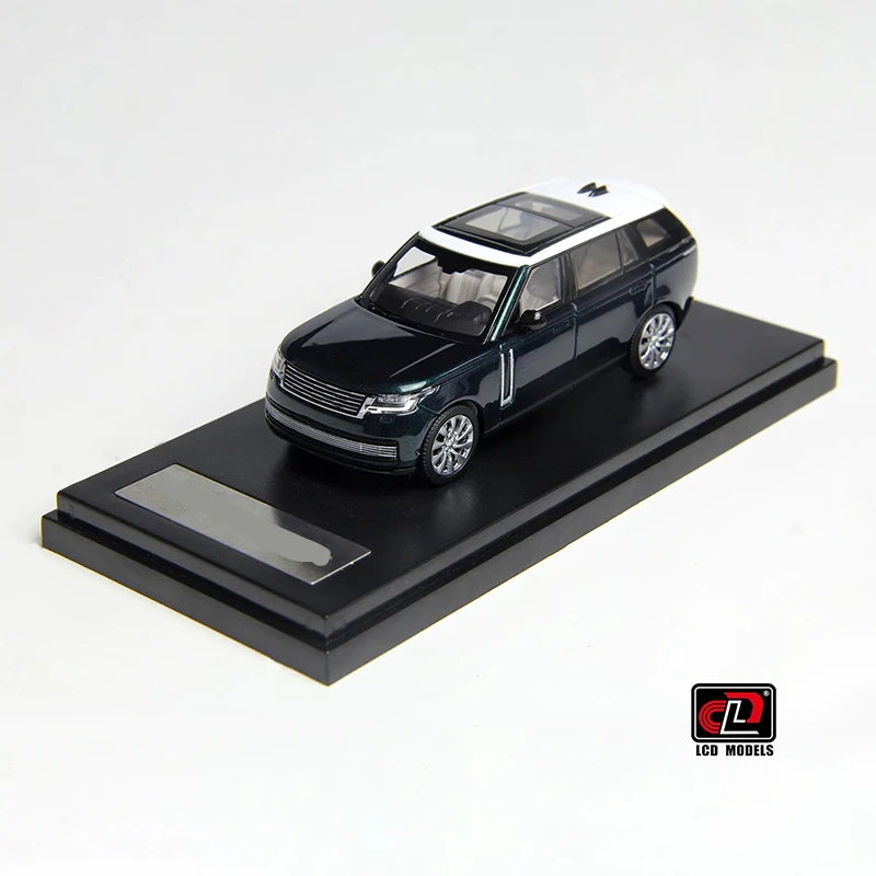 LCD Skala 1:64 Honor Genesis Edition Pojazd terenowy Czarno-biały Model samochodu ze stopu Kolekcja dziecięca Zabawka Prezent