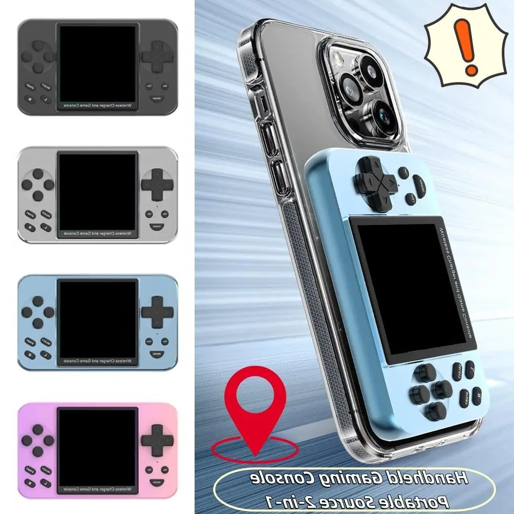 B-M Handheld Gaming Console Portable Source 2-in-1 Magnetic Wireless Charging Mobile Phone Multiple Games Newly Listed Unique