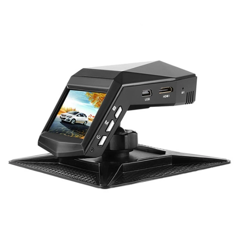 New 1080P Full HD Dash Cam Car Video Driving Recorder with Center Console LCD Car DVR Video Recorder Parking Monitor