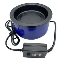 Olla de pegamento caliente controlable de 250 W, estufa de pegamento de alta potencia para uso de extensiones de cabello de queratina