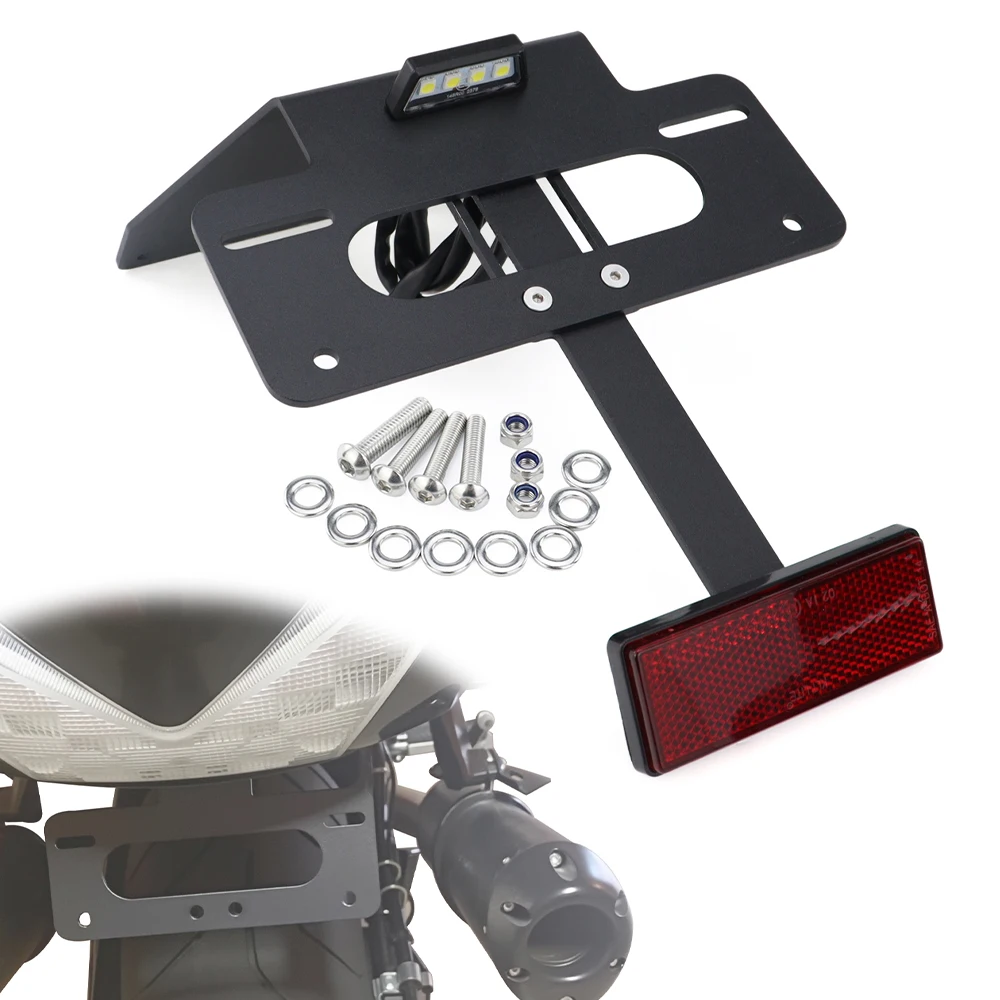 Support de plaque d'immatriculation pour moto, éliminateur de garde-boue arrière, pour Kawasaki Ninja ZX-14 ZX14R/ABS ZZR1400 Concours Versys 1000
