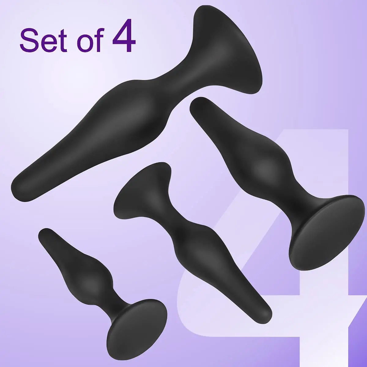 Silicone Sexy Silicone Soft Toys Anal Plug Stimulation Massage Sex Tool For Orgasm Pleasure For Men Women - view 2