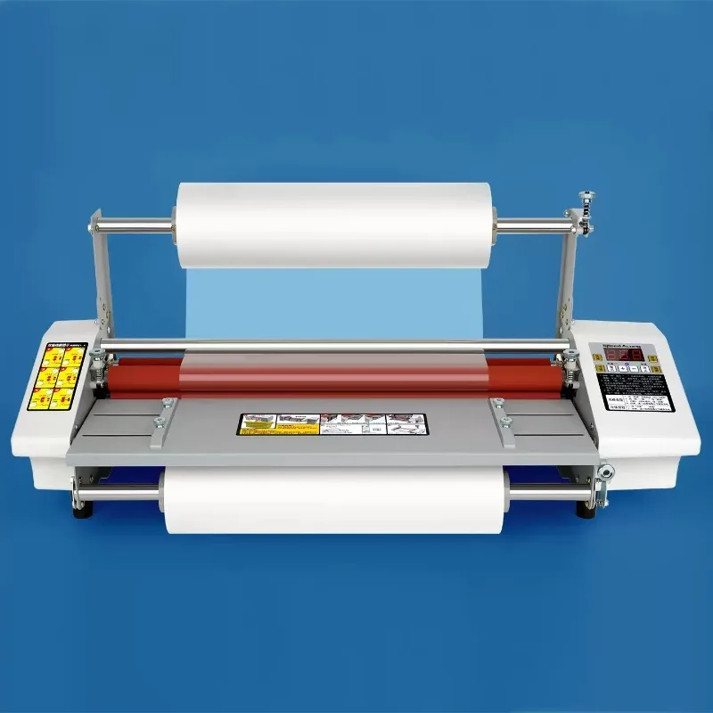 1pcs A2+Paper Laminating Machine Four Roller Cold Hot Laminator Rolling Machine