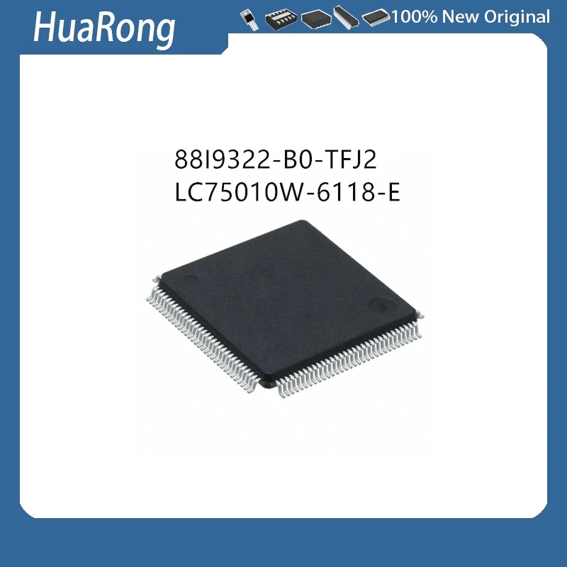 

2Pcs/Lot 88I9322-TFJ2 88I9322-B0-TFJ2 LC75010 LC75010W-6118-E QFP128