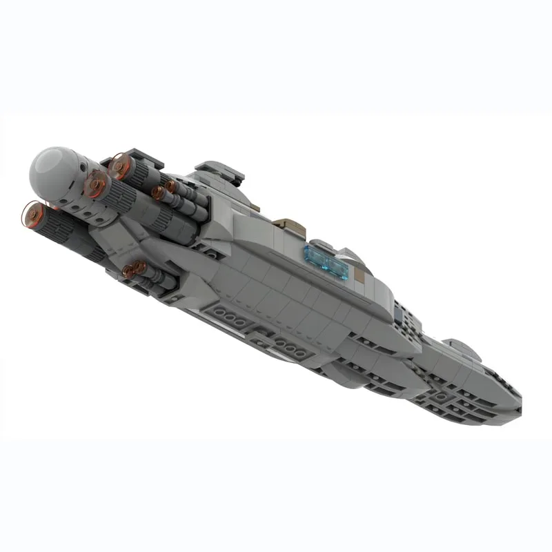 New 587PCS Movie Space Mon Calamari MC80 Home One type Cruiser Aircraft Model Building Block Bricks Kid Toys Gift