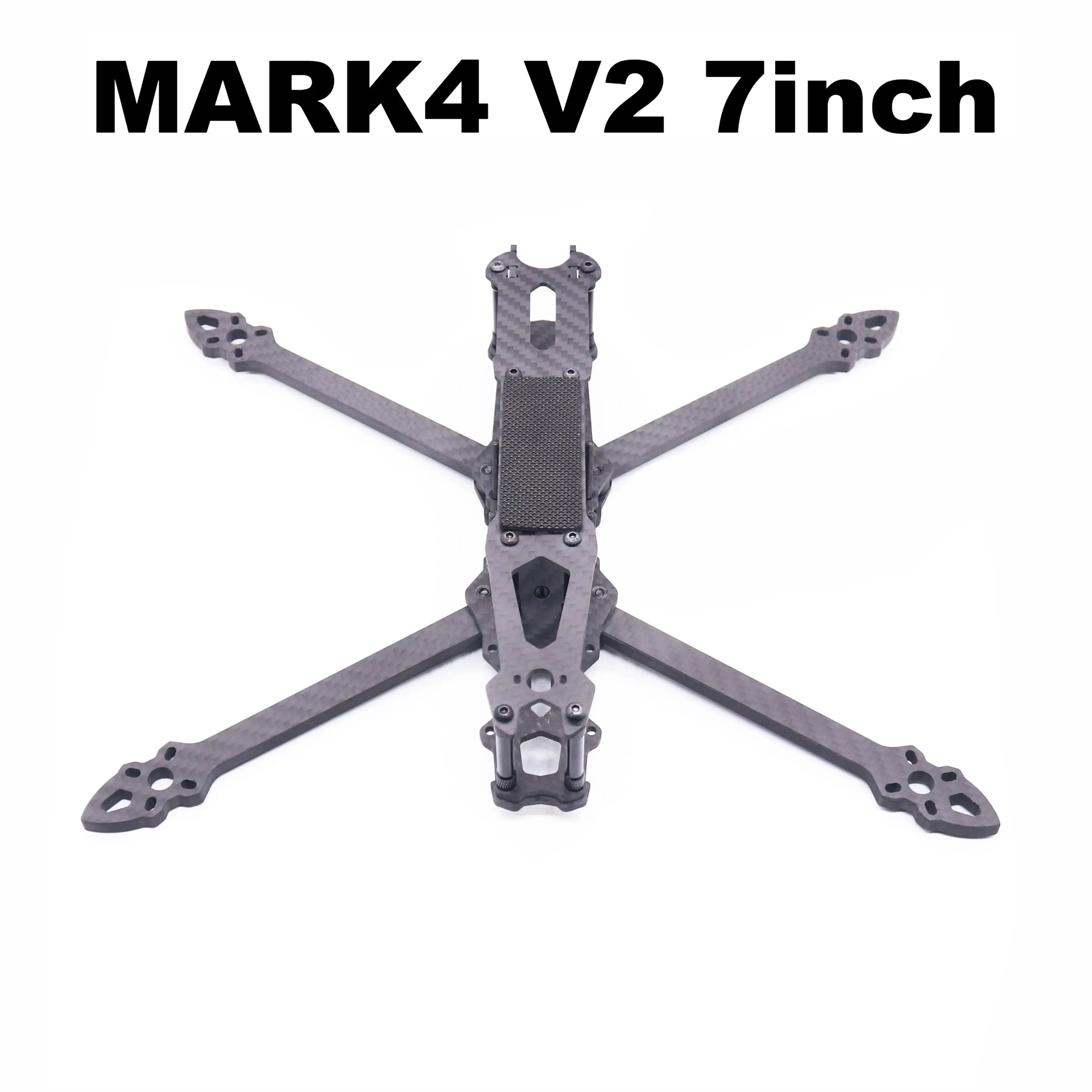 

HotRC MARK4 V2 7-дюймовая версия дрон с крестообразной стойкой FPV из углеродного волокна PV Racing Drone Quadcopter Freestyle
