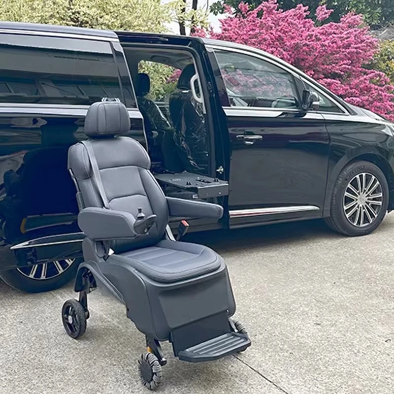 Adjustable Leather Swivel Car Seat Electric Lifting Modified Car Seat for Disabled Handicapped Elderly  Users