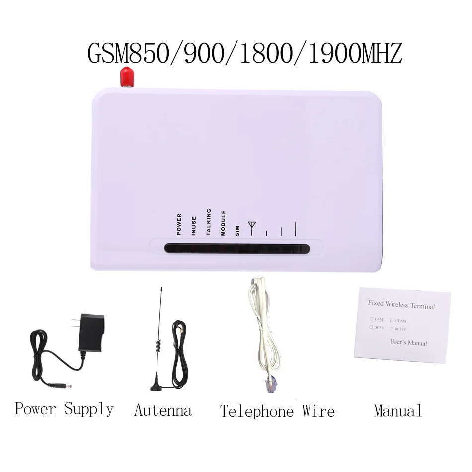 FWT Fixed Wireless Terminal GSM SIM Card PhoneLine Caller Dialer