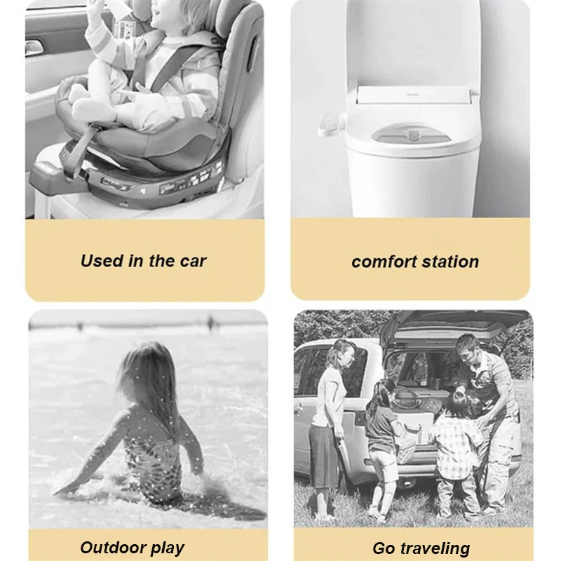 Children's Folding Toilet Baby Portable Travel Toilet Car Sealed Anti-odor Children's Potty Bathroom for Baby Children Kids ﻿