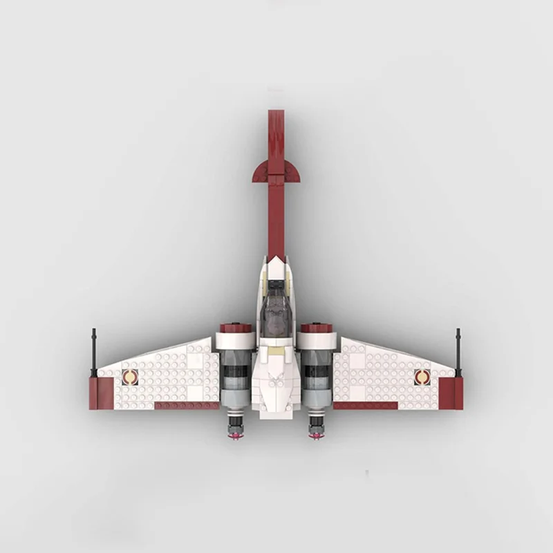 345pcs MOC Clone Z Headhunter Starfighter Alternate Star Battle Model Building Blocks Room Decor, Home Decor Display Model Gift