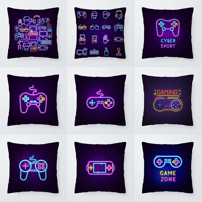 2024 Super hot game fans video game cushion cover decorative pillow cover living room sofa bed trolley hug pillow cover