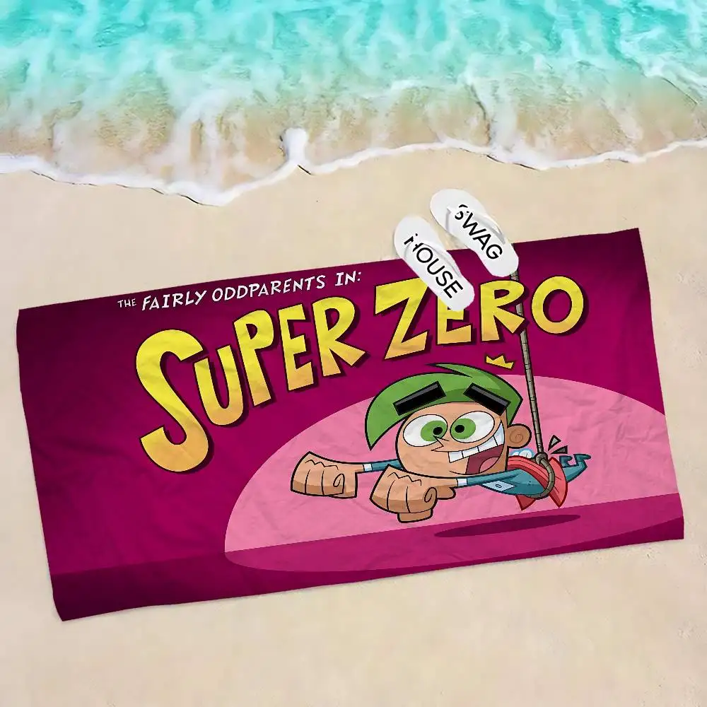 T-The-Fairly-OddParents Goofy-Nostalgic Microfiber Beach Towel Absorbent Quick dry Soft Yoga Swimming Resort Climbing Towel