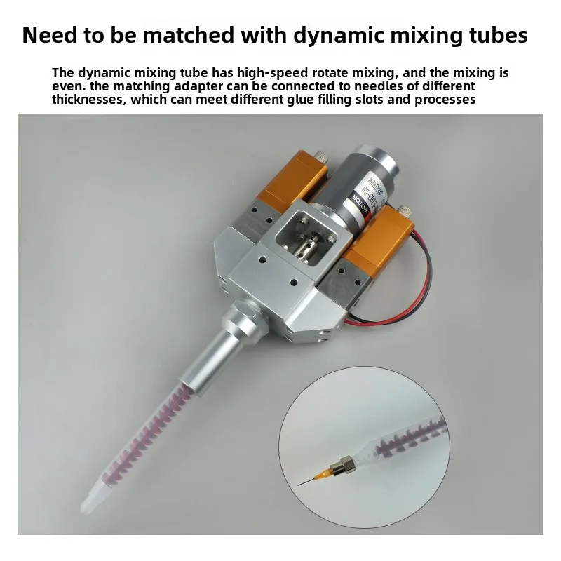 DJF-61 Electric Glue Dispensing Valve Labor-Saving Adjustable Suction Metal Mixing Valve Prevents Pneumatic Parts