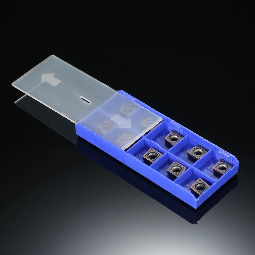 10 قطعة/صندوق CCMT09T304 VP15TF كربيد إدراج CCMT 09 T3 / CCMT32.51 إدراج مخرطة شفرات طحن تحول أداة #1