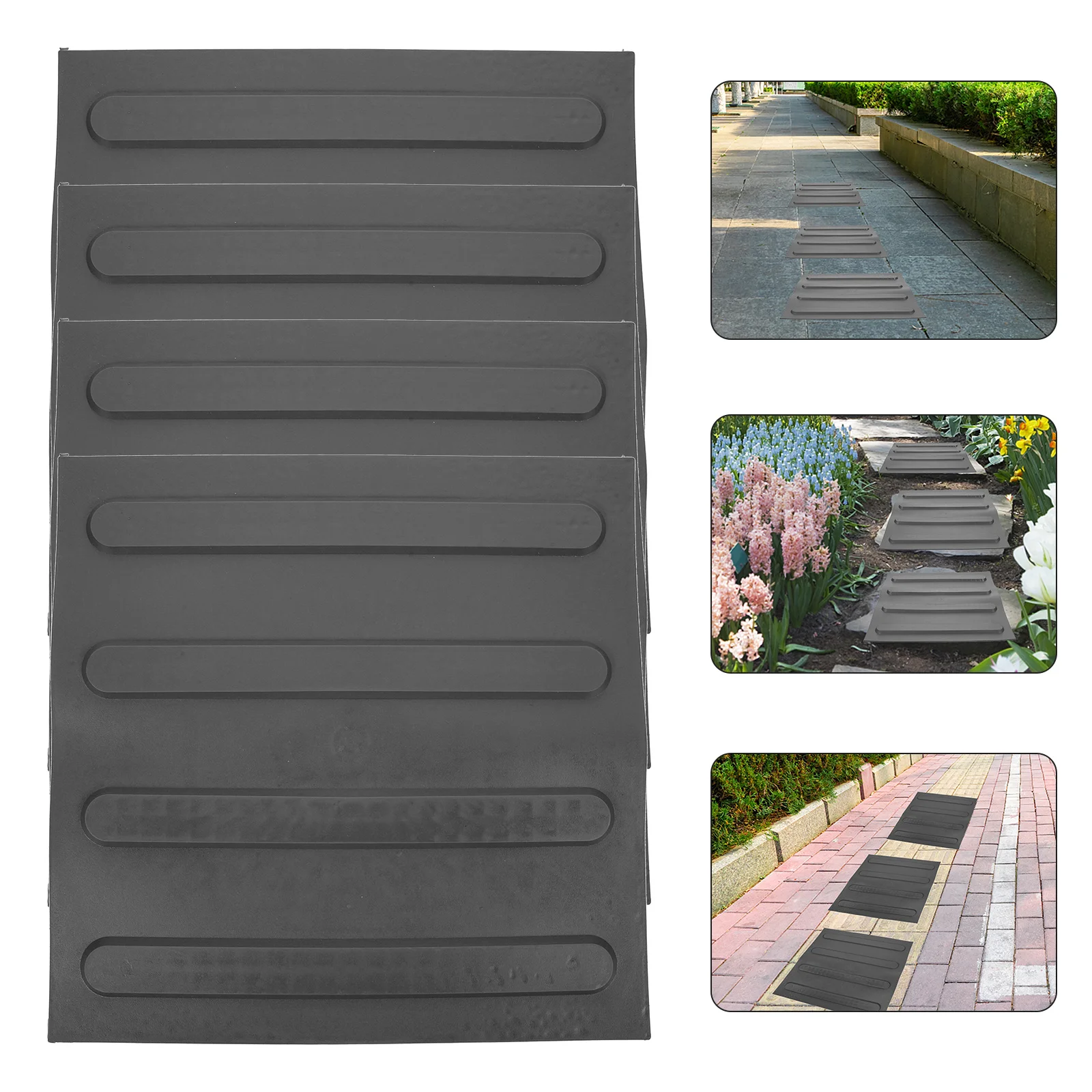 4 أوراق الطوب العمياء لوحات الرصيف الفناء العملية ملصقات أرضية متعددة الوظائف الممشى الطريق رصف الطوب العمياء