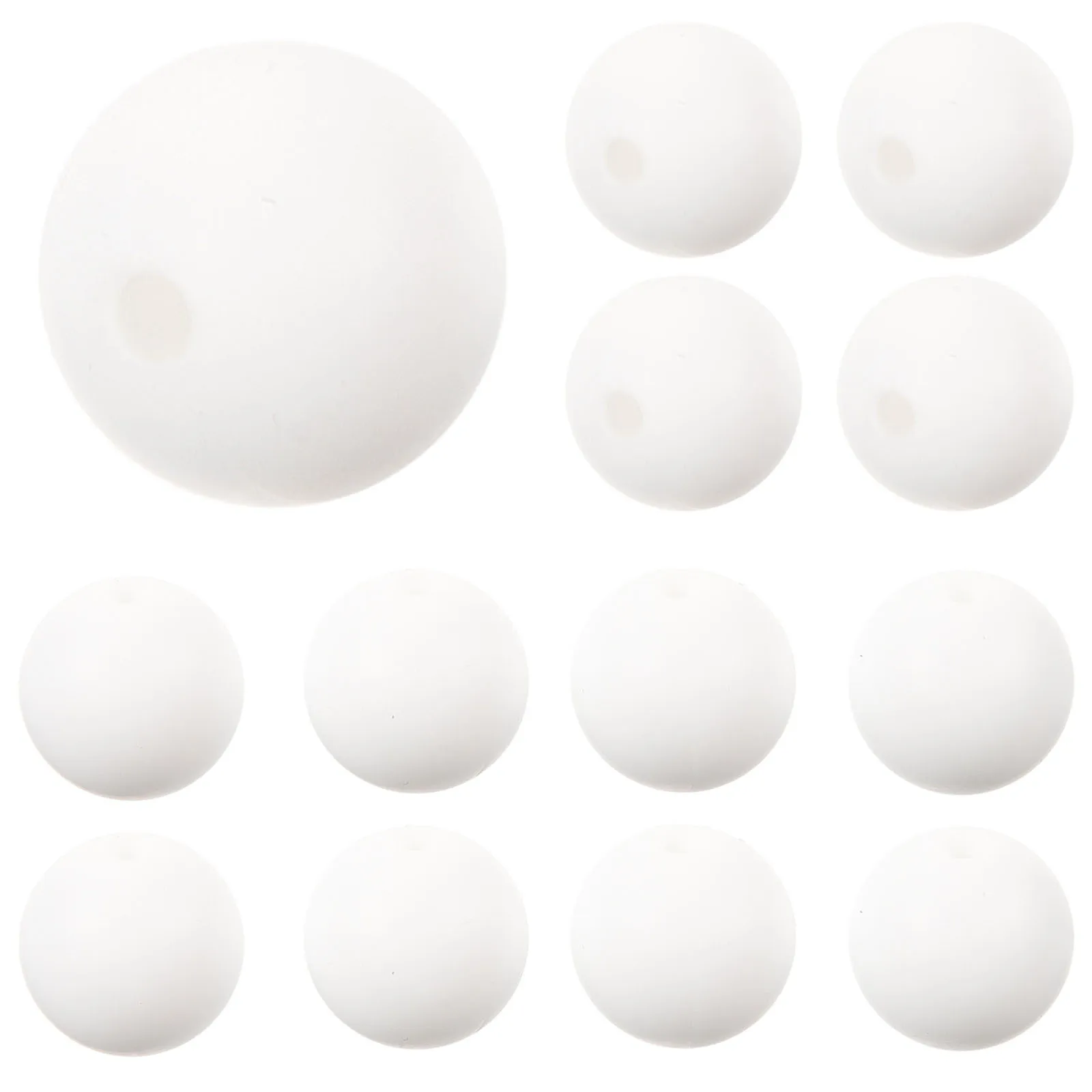 25 pçs contas de silicone redondas lisas diy jóias fazendo artesanato pulseira colar chupeta corrente contas para crianças adultos artesanato