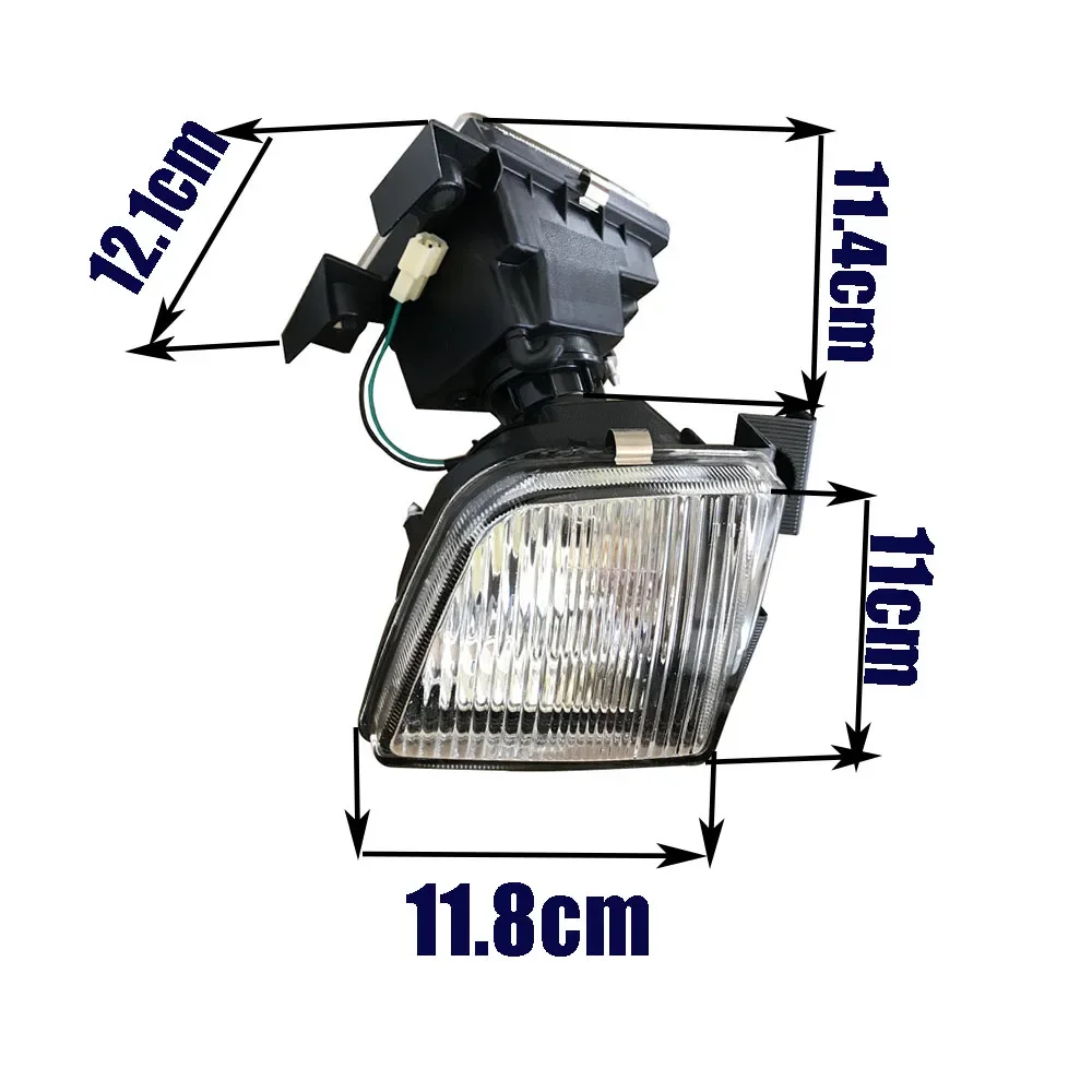 

Пара противотуманных фар с кристаллами для Toyota HIACE LH168 Kzh106 Corona Caldina 1994 1995 1996 1997, светильник переднего бампера