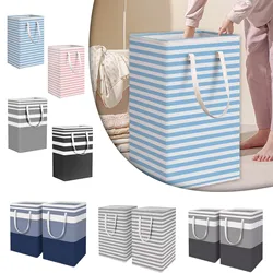 75L Large Laundry Basket Bag Freestanding Clothes Basket Laundry Hamper Collapsible Tall Washing Basket With Extended Handles