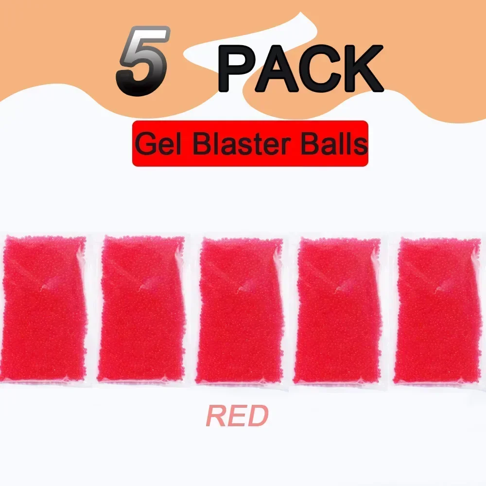 Sot5 pacote 50000 pçs bolas de gel blaster munição contas de água para armas blaster m416 ak47 armas de brinquedo balas jogos ao ar livre dropshipping