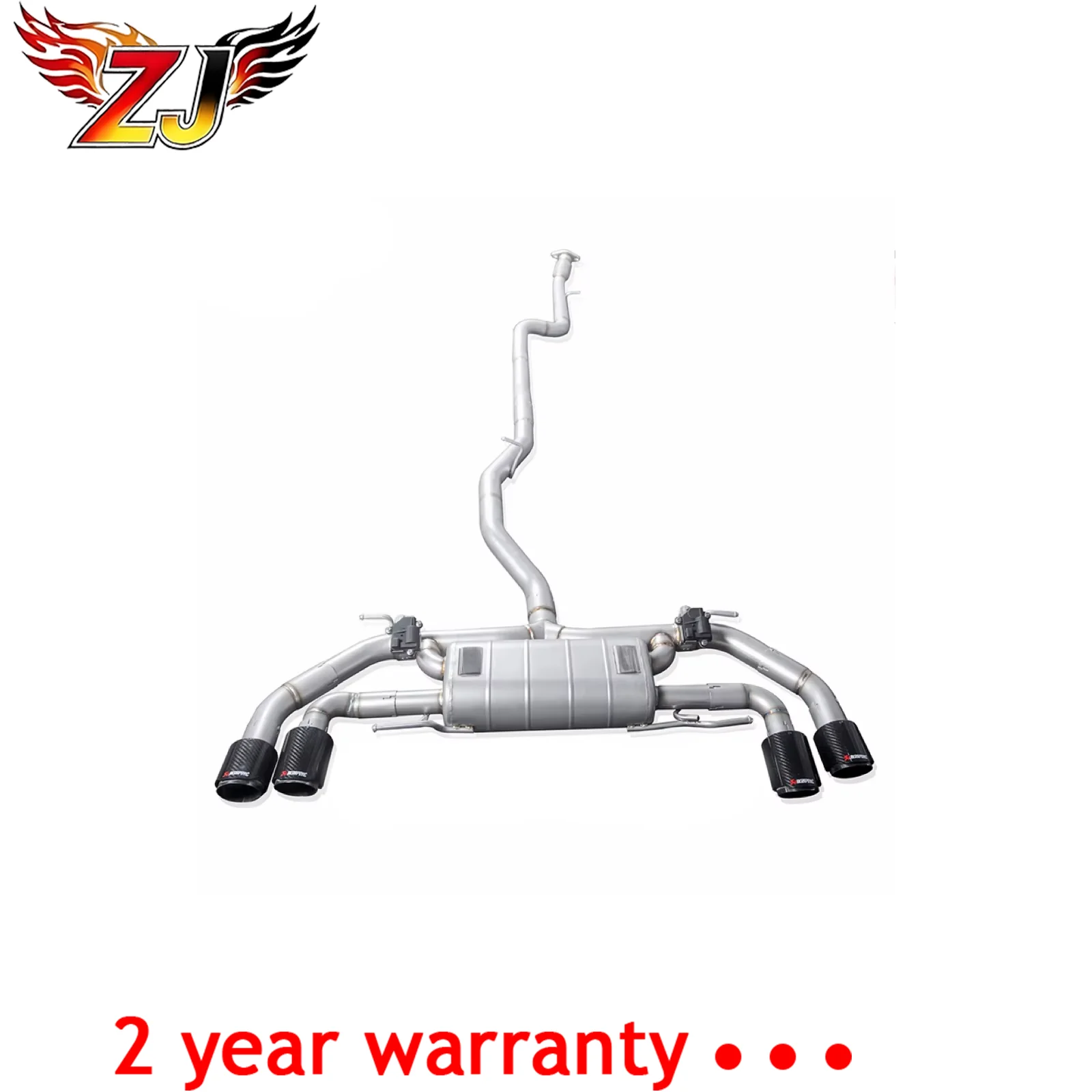 304 StainlessSteel CatbackExhaust Systemfor 17-22 Alfa Romeo Giulia 2.0T Exhaust System
