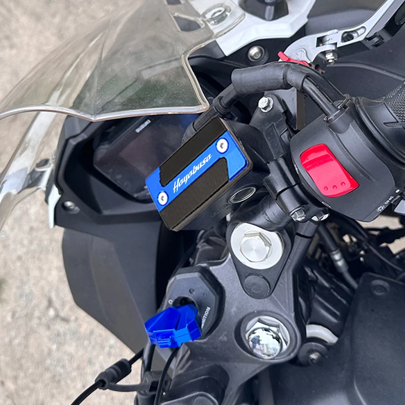 ل هايابوسا GSX1300R GSX 1300R GSXR 1300 هايابوسا 2008-2020 دراجة نارية CNC سائل الفرامل اسطوانة غطاء خزان غطاء الملحقات