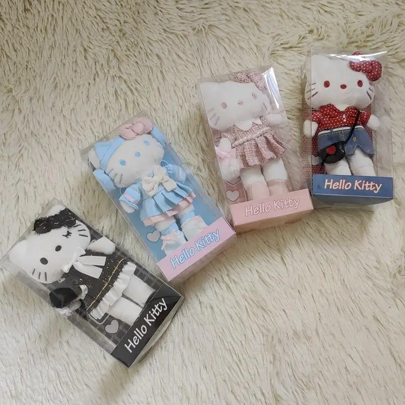 

16 см Sanrio Hello Kitty длинные ноги плюшевый брелок аниме игрушки кукла кулон брелок плюсhier брелок очаровательные аксессуары подарки