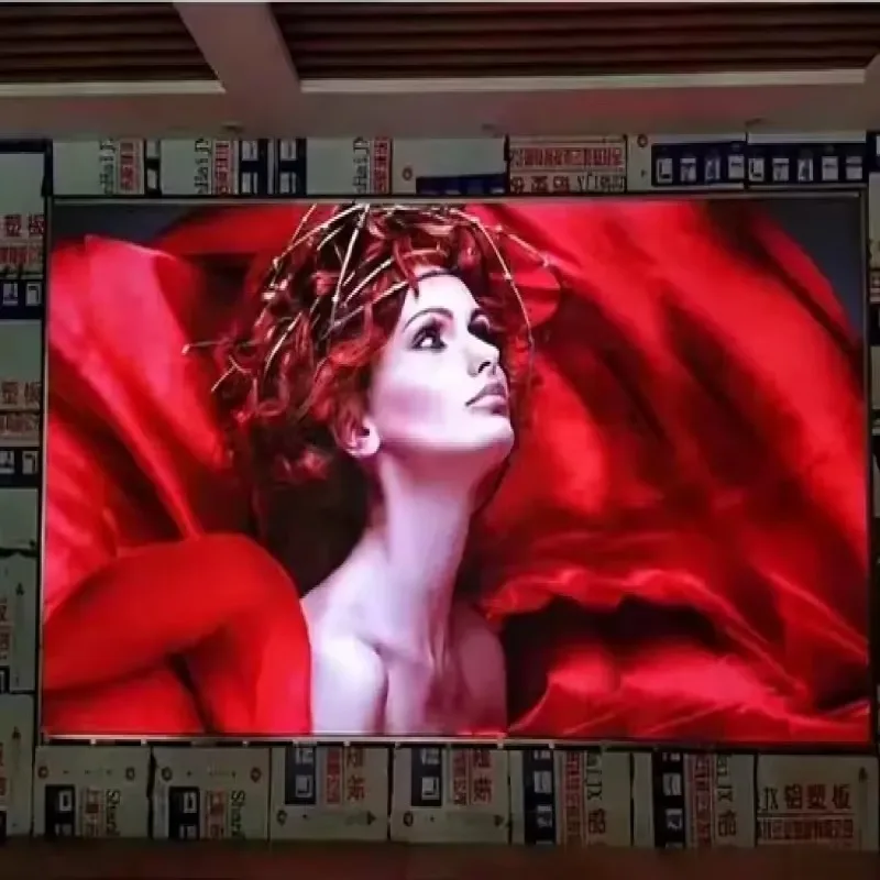 Custom Size Indoor LED Display P3.91 for Shopping Mall Die-Casting Aluminum Cabinet Refresh Rate 3840Hz Customizable LED Video