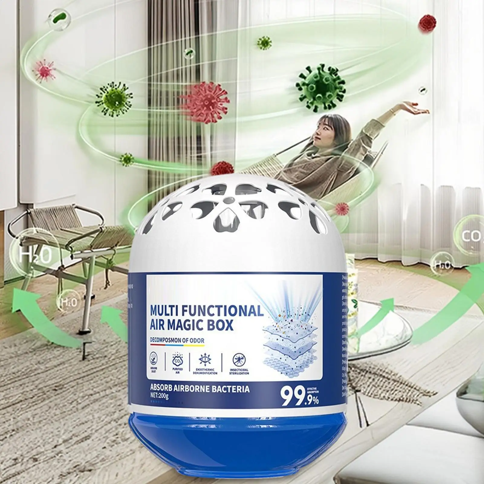 Multi Functional AirMagic Box Dust Collector Home Cleaner Air Cleaner Indoor Airs Purification Dust Removal Magics Box