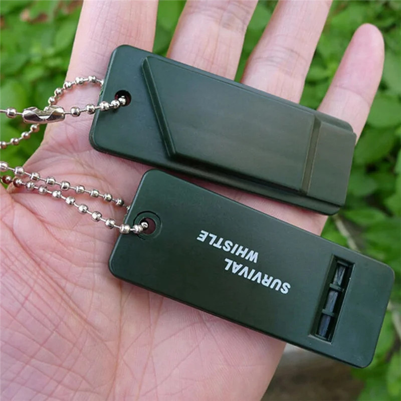

B72A 3 Frequency Whistle Outdoor Survival Whistle Keychain Rugby Referee Camping Emergency Survival Whistle Outdoor Tools