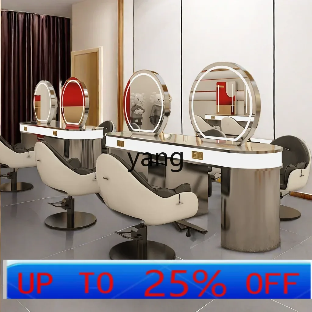 LMMperm and dyeing table mirror cabinet integrated hair salon special hair salon mirror