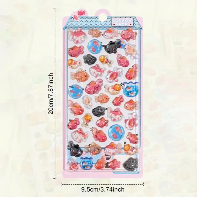 موضوع ياباني منتفخ ملصقات ثلاثية الأبعاد السوشي الحلوى الجبل ملصقات Kawaii ذهبية ملونة شارات صغيرة DIY بها بنفسك زخارف الكمبيوتر المحمول #6