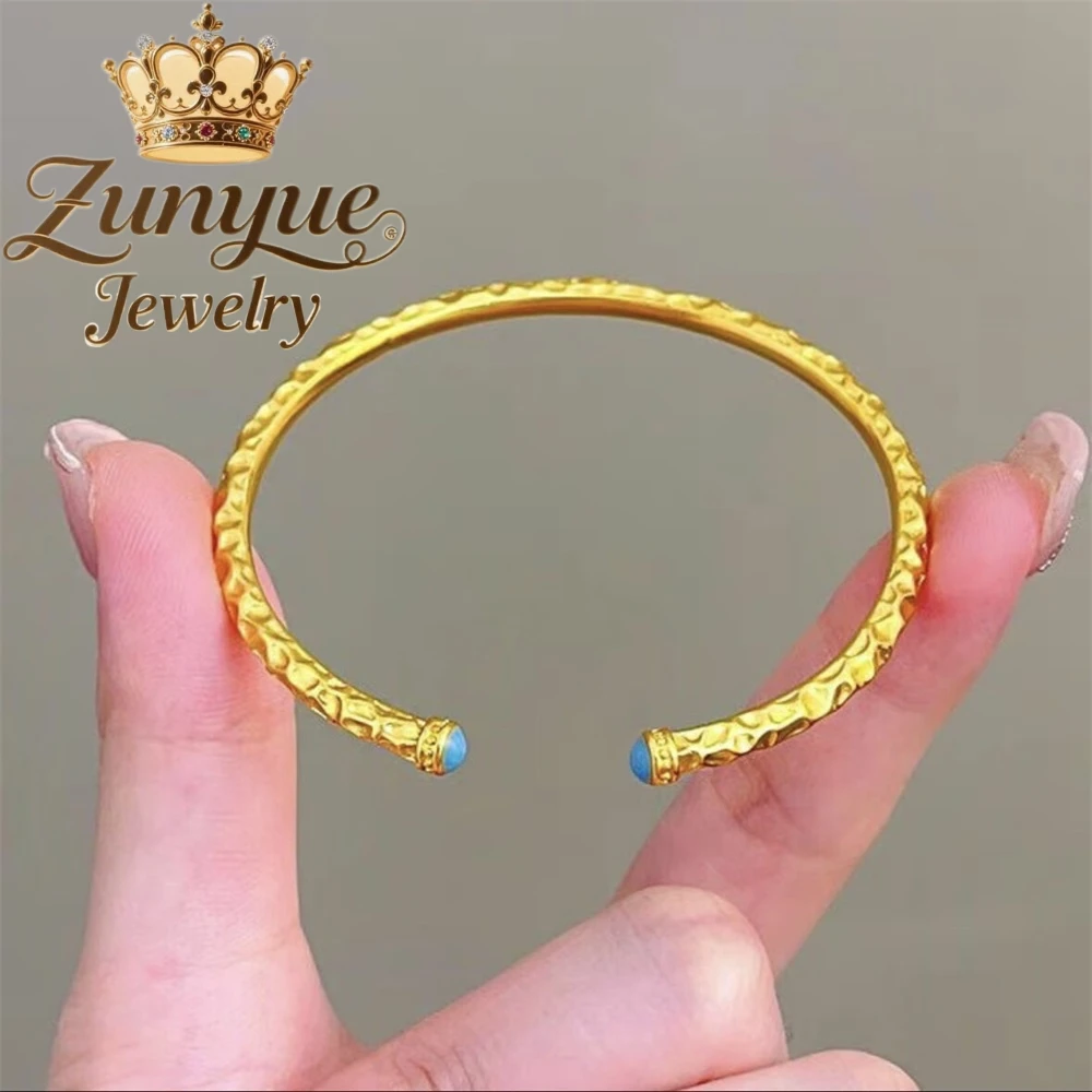 

Sand Gold Bracelet Delicate High-End All Go With Light Luxury Bracelet Luxury Quality Jewelry Fashion Jewelry Exquisite Charms