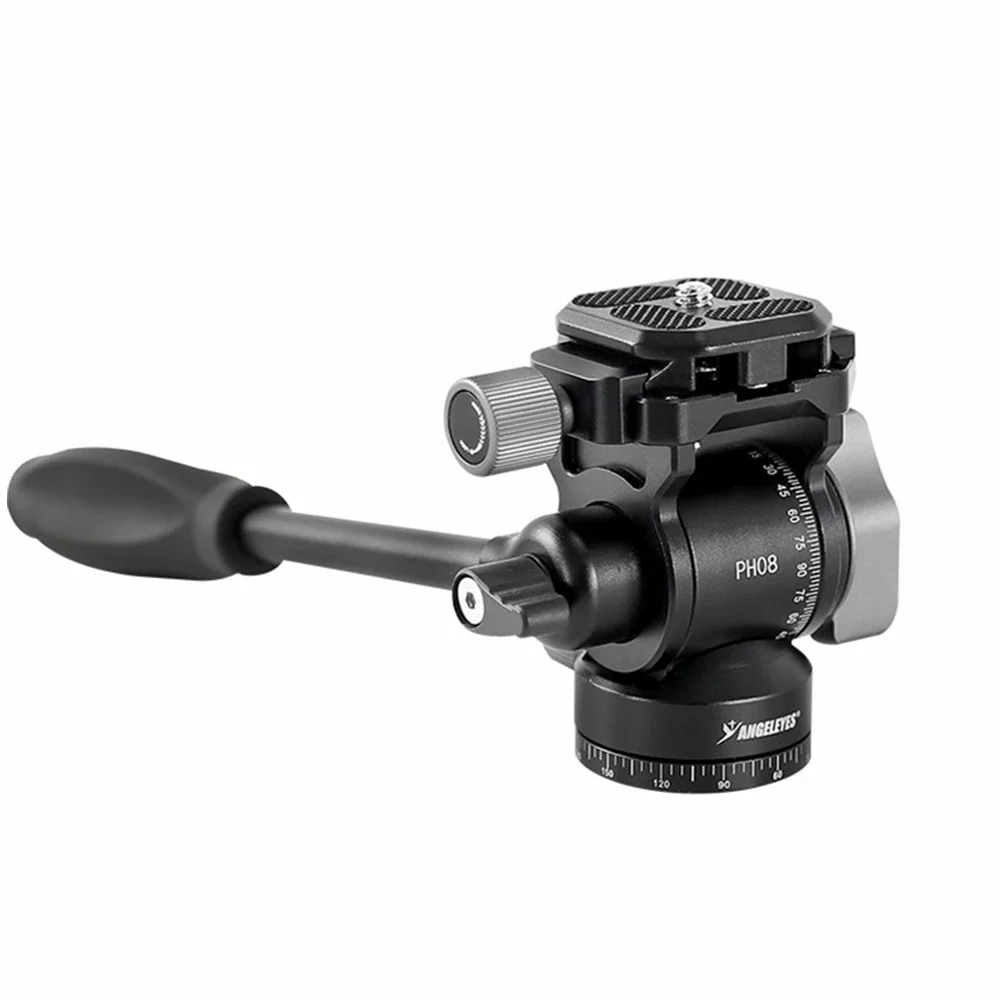 Professional Tripod System with Fluid Tripod Head, Stable Camera Support for DSLR and Small Telescope Astrophotography Shooting